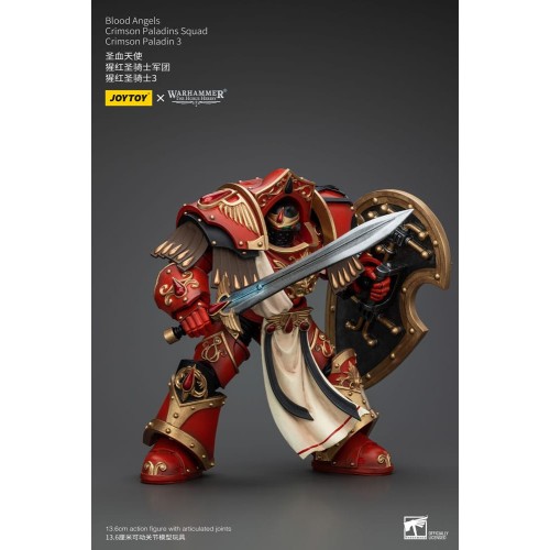 Warhammer The Horus Heresy Action Figure 1/18 Blood Angels Crimson Paladins Squad Crimson Paladin 3 14 cm