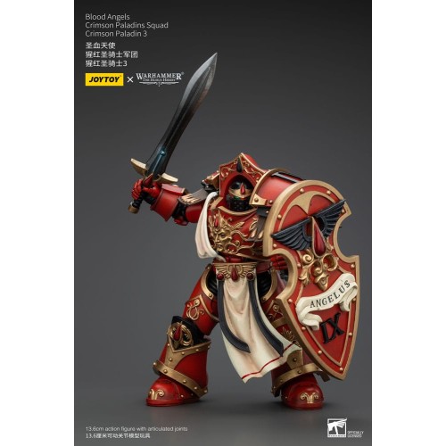Warhammer The Horus Heresy Action Figure 1/18 Blood Angels Crimson Paladins Squad Crimson Paladin 3 14 cm