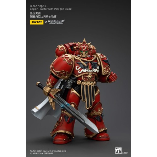 Warhammer The Horus Heresy Action Figure 1/18 Blood Angels Legion Praetor with Paragon Blade 13 cm