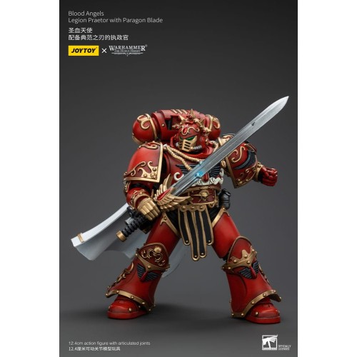 Warhammer The Horus Heresy Action Figure 1/18 Blood Angels Legion Praetor with Paragon Blade 13 cm