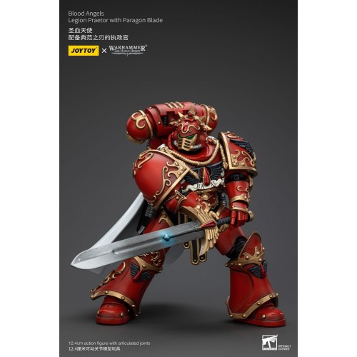 Warhammer The Horus Heresy Action Figure 1/18 Blood Angels Legion Praetor with Paragon Blade 13 cm