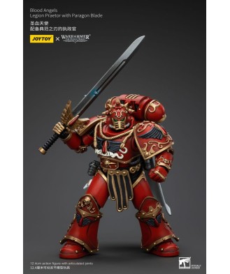 Warhammer The Horus Heresy Action Figure 1/18 Blood Angels Legion Praetor with Paragon Blade 13 cm