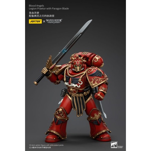 Warhammer The Horus Heresy Action Figure 1/18 Blood Angels Legion Praetor with Paragon Blade 13 cm