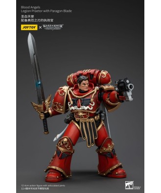 Warhammer The Horus Heresy Action Figure 1/18 Blood Angels Legion Praetor with Paragon Blade 13 cm
