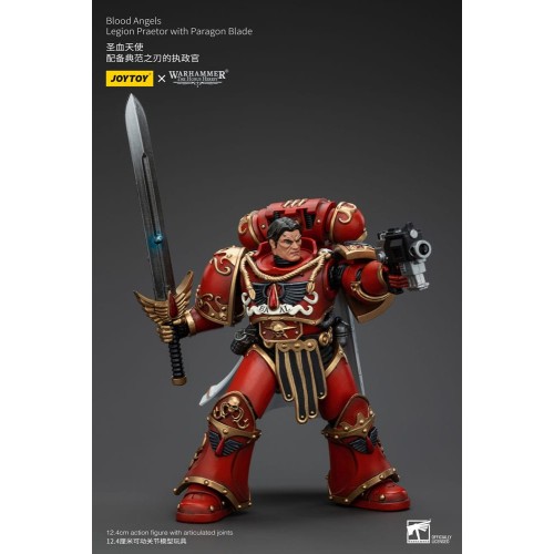 Warhammer The Horus Heresy Action Figure 1/18 Blood Angels Legion Praetor with Paragon Blade 13 cm