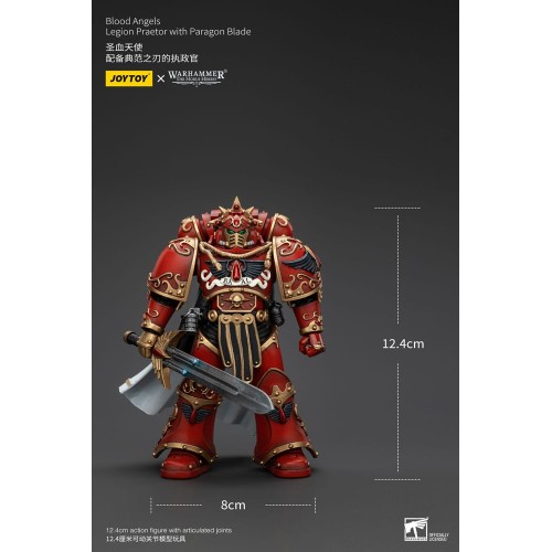 Warhammer The Horus Heresy Action Figure 1/18 Blood Angels Legion Praetor with Paragon Blade 13 cm
