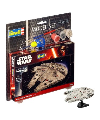 Star Wars Model Kit 1/241 Model Set Millennium Falcon 10 cm