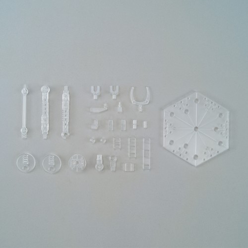 1/144 Gundam Action Base 5 Clear (Display Stand)