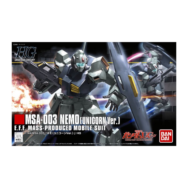 MSA-003 Nemo (Unicorn Ver.) (HGUC) 1/144 (Model Kit)