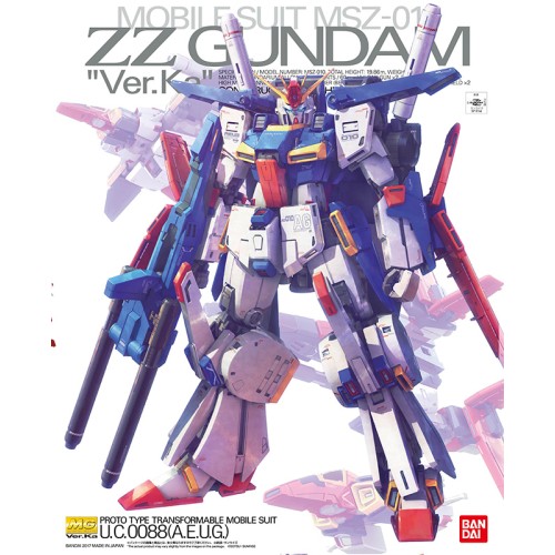 1/100 MG Gundam ZZ Ver Ka