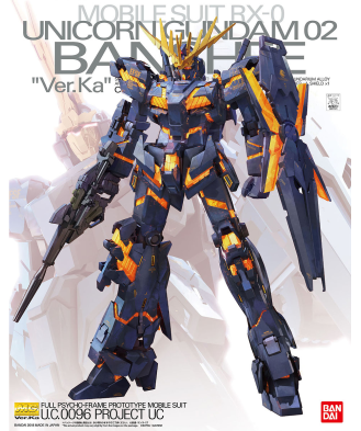 1/100 MG Unicorn Gundam 02 Banshee Ver .KA (model kit)