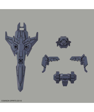 1/144 30MM Option Armor for Long Range Sniping (for Alto, Dark Gray)