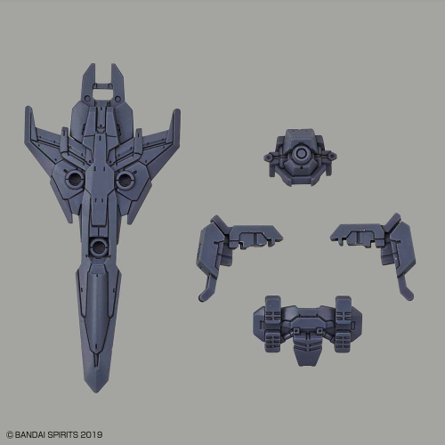 1/144 30MM Option Armor for Long Range Sniping (for Alto, Dark Gray)