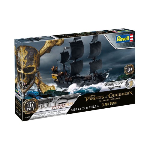 Pirates of the Caribbean Dead Men Tell No Tales Easy-Click Model Kit 1/150 Black Pearl 26 cm
