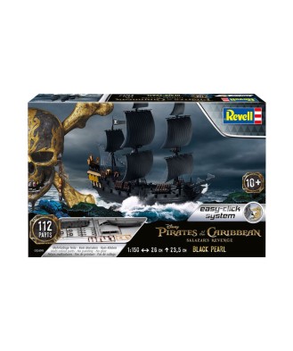 Pirates of the Caribbean Dead Men Tell No Tales Easy-Click Model Kit 1/150 Black Pearl 26 cm