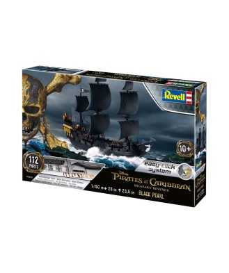 Pirates of the Caribbean Dead Men Tell No Tales Easy-Click Model Kit 1/150 Black Pearl 26 cm
