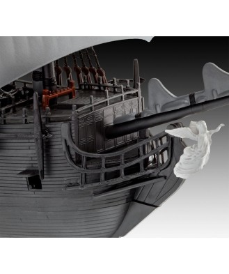 Pirates of the Caribbean Dead Men Tell No Tales Easy-Click Model Kit 1/150 Black Pearl 26 cm