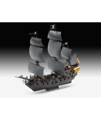 Pirates of the Caribbean Dead Men Tell No Tales Easy-Click Model Kit 1/150 Black Pearl 26 cm