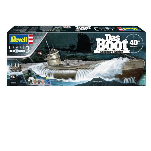 Das Boot Model Kit Gift Set 1/144 U-Boot U96 Typ VII C 40th Anniversary 46 cm