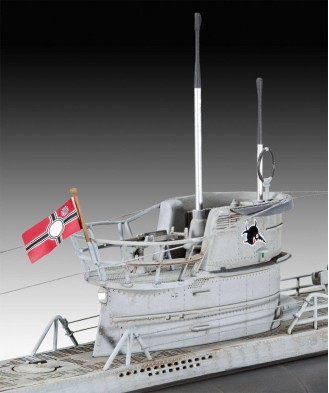 Das Boot Model Kit Gift Set 1/144 U-Boot U96 Typ VII C 40th Anniversary 46 cm