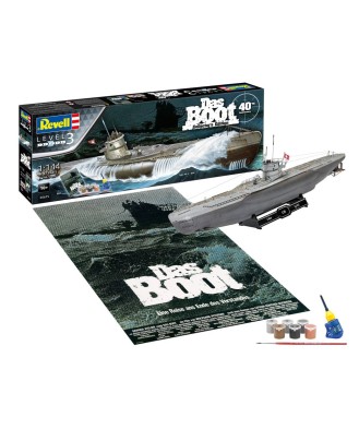 Das Boot Model Kit Gift Set 1/144 U-Boot U96 Typ VII C 40th Anniversary 46 cm