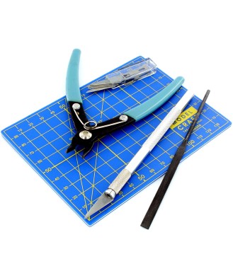 Plastic Modelling Tool Set - 9 Piece