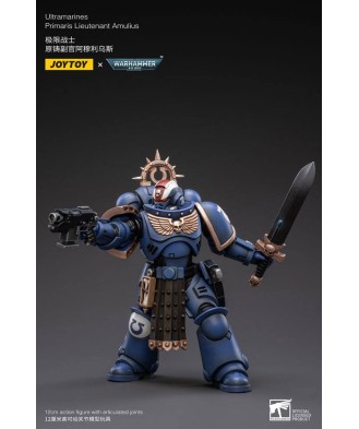 Warhammer 40k Action Figure 1/18 Ultramarines Primaris Lieutenant Amulius 12 cm