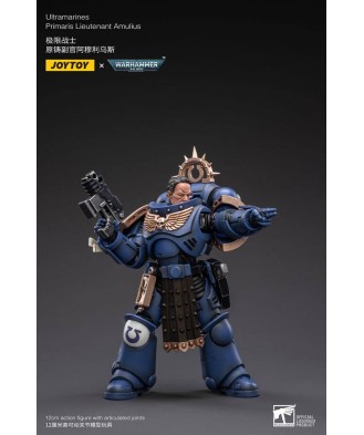 Warhammer 40k Action Figure 1/18 Ultramarines Primaris Lieutenant Amulius 12 cm