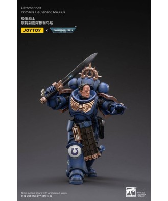 Warhammer 40k Action Figure 1/18 Ultramarines Primaris Lieutenant Amulius 12 cm