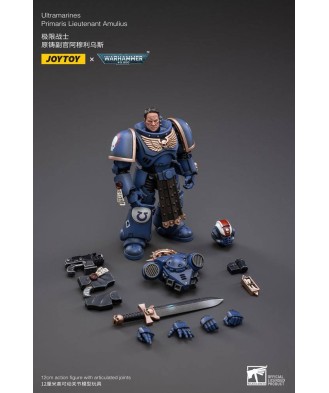 Warhammer 40k Action Figure 1/18 Ultramarines Primaris Lieutenant Amulius 12 cm
