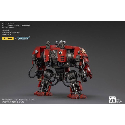 Warhammer 40k Action Figure 1/18 Blood Angels Furioso Dreadnought Brother Samel 20 cm