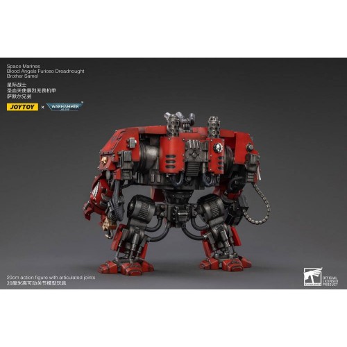 Warhammer 40k Action Figure 1/18 Blood Angels Furioso Dreadnought Brother Samel 20 cm