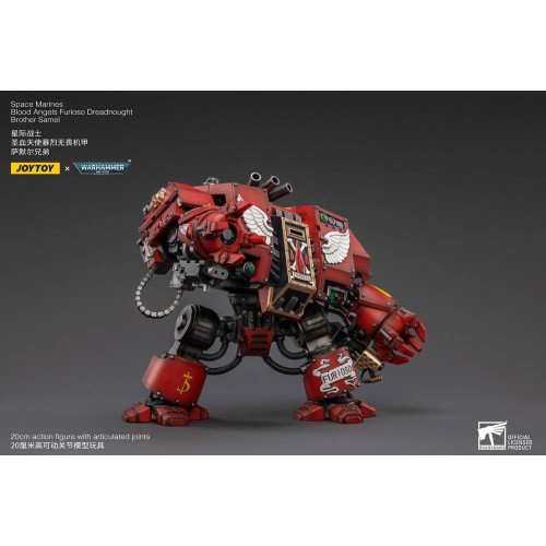 Warhammer 40k Action Figure 1/18 Blood Angels Furioso Dreadnought Brother Samel 20 cm