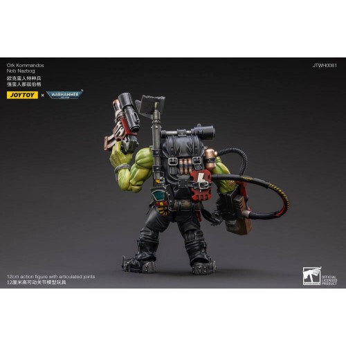 Warhammer 40k Action Figure 1/18 Ork Kommandos Nob Nazbog 13 cm