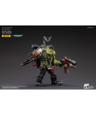 Warhammer 40k Action Figure 1/18 Ork Kommandos Nob Nazbog 13 cm