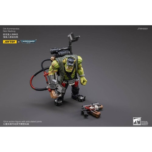Warhammer 40k Action Figure 1/18 Ork Kommandos Nob Nazbog 13 cm