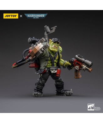 Warhammer 40k Action Figure 1/18 Ork Kommandos Nob Nazbog 13 cm