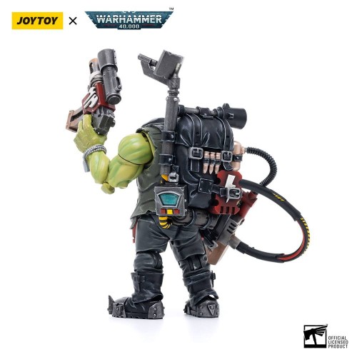 Warhammer 40k Action Figure 1/18 Ork Kommandos Nob Nazbog 13 cm