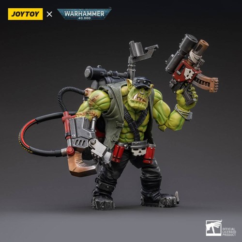 Warhammer 40k Action Figure 1/18 Ork Kommandos Nob Nazbog 13 cm