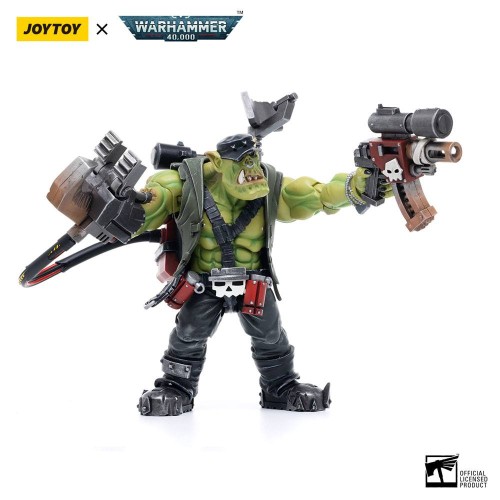 Warhammer 40k Action Figure 1/18 Ork Kommandos Nob Nazbog 13 cm