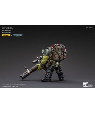 Warhammer 40k Action Figure 1/18 Ork Kommandos Snipa Boy Balrukk 13 cm