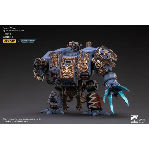 Warhammer 40k Action Figure 1/18 Space Wolves Bjorn the Fell-Handed 19 cm