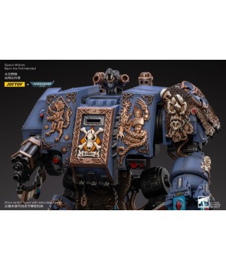 Warhammer 40k Action Figure 1/18 Space Wolves Bjorn the Fell-Handed 19 cm