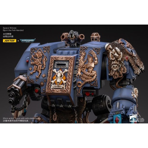 Warhammer 40k Action Figure 1/18 Space Wolves Bjorn the Fell-Handed 19 cm