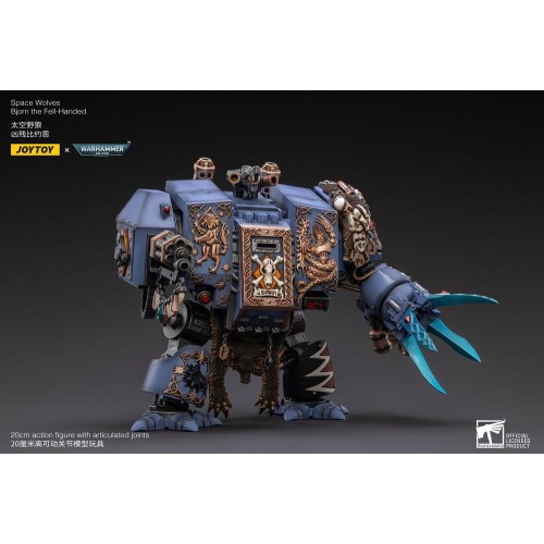 Warhammer 40k Action Figure 1/18 Space Wolves Bjorn the Fell-Handed 19 cm