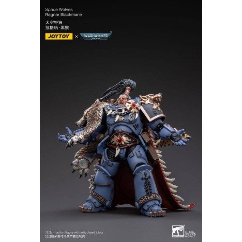 Warhammer 40k Action Figure 1/18 Space Wolves Ragnar Blackmane 13 cm