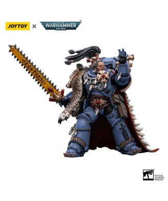 Warhammer 40k Action Figure 1/18 Space Wolves Ragnar Blackmane 13 cm