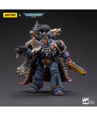 Warhammer 40k Action Figure 1/18 Space Wolves Ragnar Blackmane 13 cm