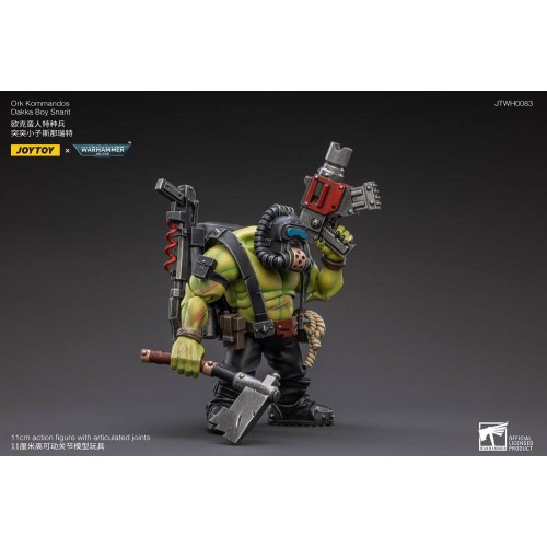 Warhammer 40k Action Figure 1/18 Ork Kommandos Dakka Boy Snarit 13 cm