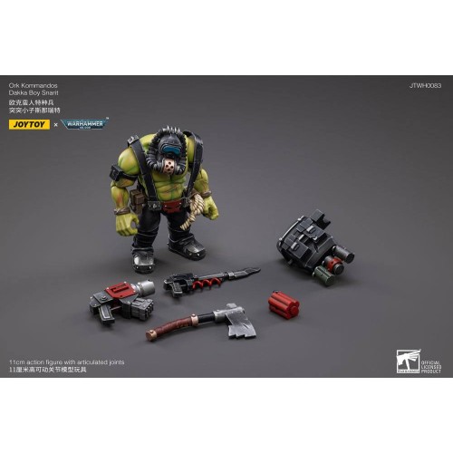 Warhammer 40k Action Figure 1/18 Ork Kommandos Dakka Boy Snarit 13 cm